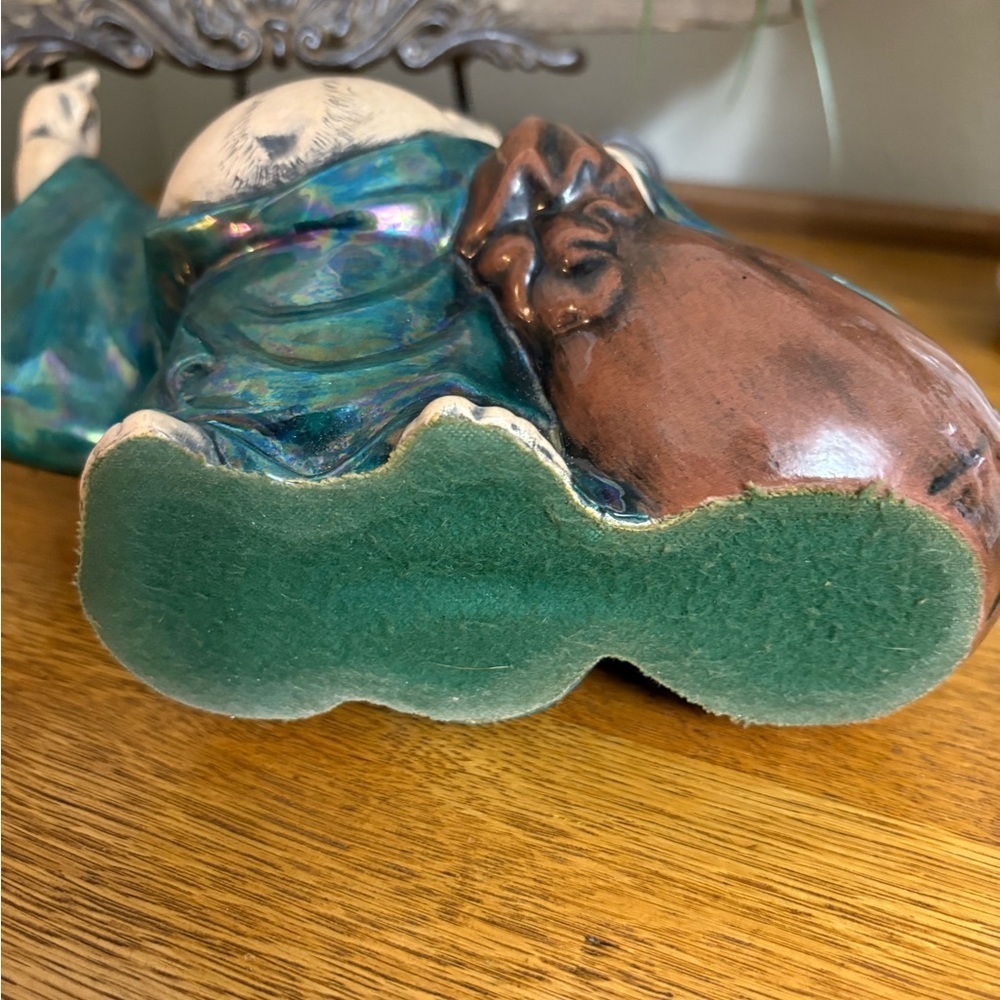 vintage Chinese ceramic Maitreya Buddha known as Budai/ "Laughing Buddha". - Picture 5 of 9